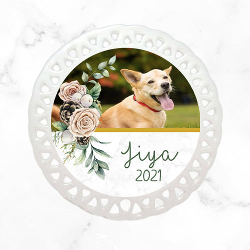 Personalized Christmas Ornament | Sweet Wreath